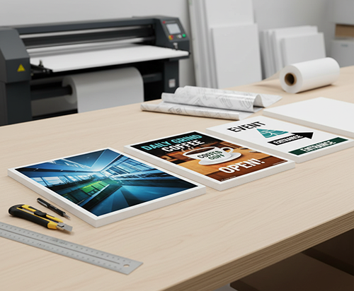 FOAM BOARDS WITH VINYL